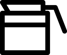 Coffee Jar Outline Drawing Svg Vector, Free Vectors File